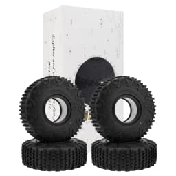 MEUS RACING 6 Super Bouncer Crawler Tires for Axial SCX10 Pro SCX10 TRX4 Redcat Gen8 1/10 RC Crawler Car, 1.77/4.75/R1.9