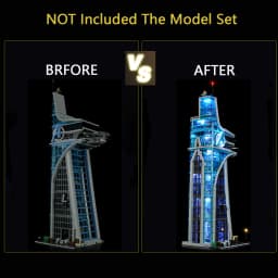 LYBMTWF LED Lighting Kit Compatible with Lego 76269 Tower Battle Buiding Blocks (NOT Include The Model Bricks)