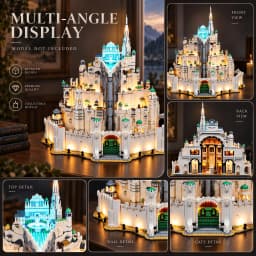 HPROSPER Remote control LED Light (No Model) For LEGO 11377 Icons The Lord of the Rings: Minas Tirith Decorative Lights