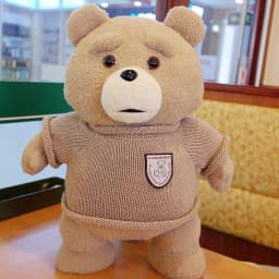 43cm 10 Movie Teddy Bear Ted 2 Plush Doll Toy Apron Soft Plush as a Christmas Birthday Gift for Good Friends