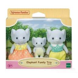 IN STOCK Sylvanian Families Family Trio Pomeranian Sheep Panda Floral Cat Elephant Rabbit Mini Fairy Tale Party Toys