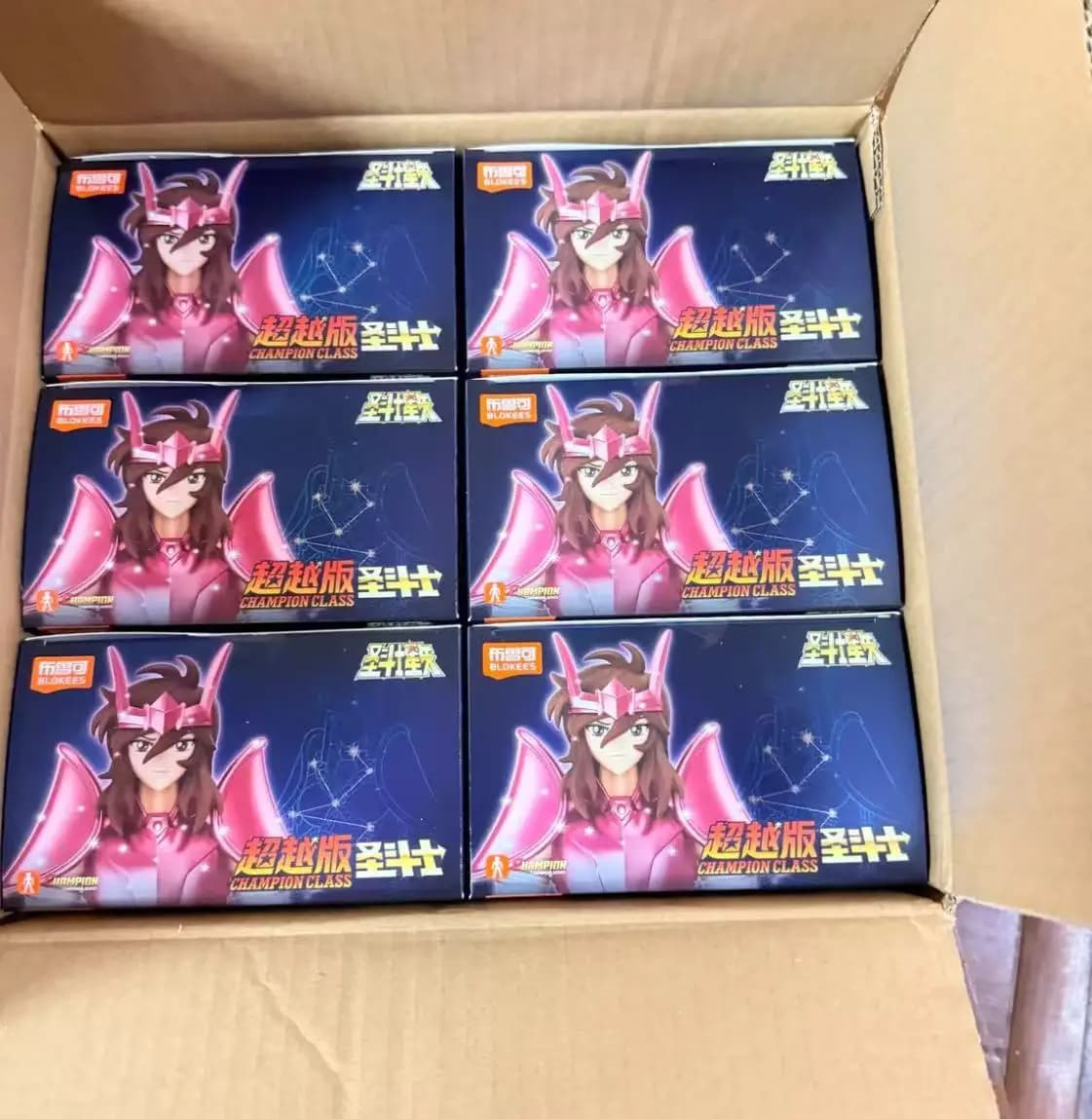 Genuine BLOKEES Saint Seiya Beyond Version Andromeda Shun Bronze Cloth Nebula Chain Movable Building Block Figure Birthday Gifts