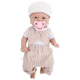 IVITA Beautiful Painted Realistic Silicone Reborn Baby Dolls Shipped from Brazil Warehouse for Children Christmas Gift