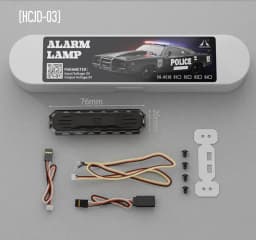 Rc Car Roof Lamp 7 Colors And 12 Modes Led Light Bar For 1/10 Rc Crawler Trax/as Trx4 Trx4m Axial Scx10 Scx24 Rgt D90 Yikong Hsp