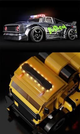 Rc Car Roof Lamp 7 Colors And 12 Modes Led Light Bar For 1/10 Rc Crawler Trax/as Trx4 Trx4m Axial Scx10 Scx24 Rgt D90 Yikong Hsp
