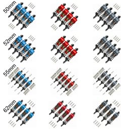 1/10 RC Oil Filled Shock Absorbers Kit for ARMMR HSP LosiTamiya TT02 TT01 WR-02 M05 M06 TA05 On Road Car Drift Car Upgrade Parts