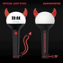 Kpop BABYMONSTERS Official Lightstick with Bluetooth BAEMON Concert Hand Lamp Light Stick for Fans RORA ASA RUKA Fluorescent