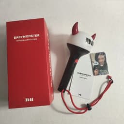 Kpop BABYMONSTERS Official Lightstick with Bluetooth BAEMON Concert Hand Lamp Light Stick for Fans RORA ASA RUKA Fluorescent
