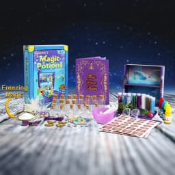 DIY Fairy Magical Potions Kit for Kids Potion Making Set Fairy Potion Bottles Craft Toy Science Set Magic Kits(24pcs))