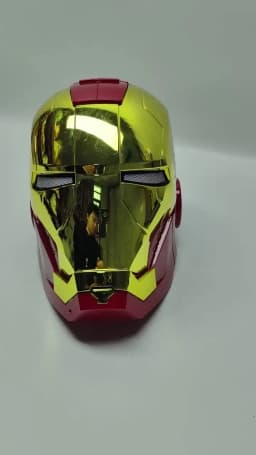 2026 New Iron Man Helmet 1:1 Electric Wearable Voice Control Anime Peripheral Model Collectible Prop Adult Role‑Play Birthday Gi