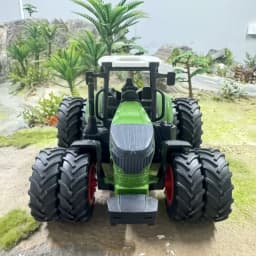 16.5 Inches/42cm Large Farm Tractor Toys With Trailer, Realistic Farm Tractor Set For Christmas Birthday Gift