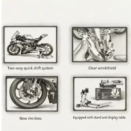 1920PCS MOC Technical M1000RR Motorcycle Building Blocks Collectible Display Motorbike Model Assembly Toy Birthday Gift for Boys
