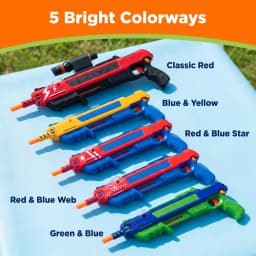 3.0 Upgraded Fun Shooting Salt Gun with Aiming Lens Design, Comfortable and Smooth Trigger Operation Safe Mosquito Repellent Toy