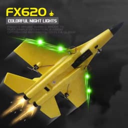 Oike RC Airplane EPP Foam Aircraft Remote Control Plane SU35 Fighter Easy Fly Helicopter Drone with Night Lights Glider Toy Gift