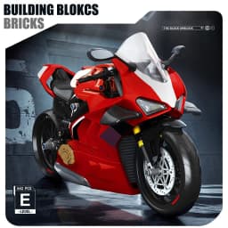 Technical Simulation 1000 RR V4R Racing Motorcycle Building Blocks Bricks Model City High-tech Motorbike Toys For Boys Gifts