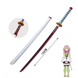 40inch Demon Slayer Katana Anime Kimetsu No Yaiba Cosplay Prop Wood Sword Real Size Japanese Katana Original Samurai Sabre Gift