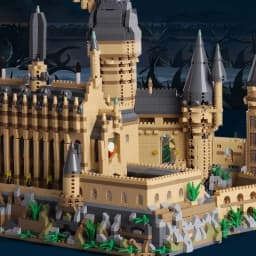 Micro Particles Building Blocks Magic Castle Blocks Magic School Palace Model Children Assembly Toys Birthday Christmas Gifts