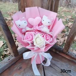 Anime Pokemon Pikachu Bouquet Dolls Toys Sweet Dream Series Mimikyu Fuecoco Pamo Mew Valentine Christmas Birthday Gift