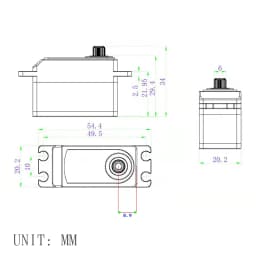 Low Profile Coreless 16KG 20KG 25KG 15KG Brushless Motor Servo Fast Speed 0.045sec Metal Gear Waterproof For Drift Car Crawler