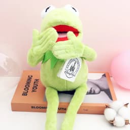 Cartoon Kermit The Frog Plush Toys Adjustable Cute Anime Things Stuffed Animals Dolls Kawaii Decor Children Birthday Xmas Gifts