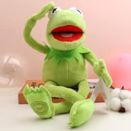 Cartoon Kermit The Frog Plush Toys Adjustable Cute Anime Things Stuffed Animals Dolls Kawaii Decor Children Birthday Xmas Gifts