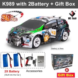 Oike Radio Remote Control Drift Racing WLtoys 284191 284019-A 1/28 RC Drifting Car 4WD 30KM/H High Speed Vehicle Model Mini Gift