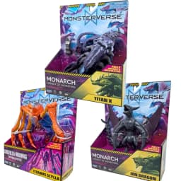 Playmates Godzilla Vs Kong Anime Action Figure Ion Dragon TITAN X Scylla Model Toy Collection Ornaments Gifts