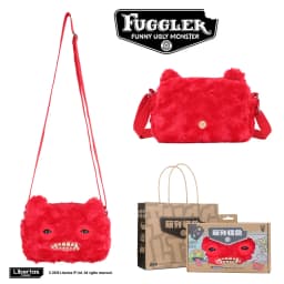 Fuggler Ugly Tooth Monster Fluffy Crossbody Bags Fuggs Plush Purse Shoulder Bags Backpack Wallet Handbag Messenger Bucket 22CM