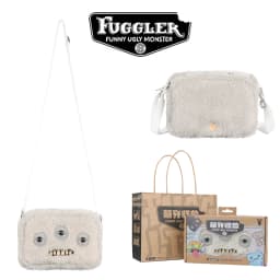 Fuggler Ugly Tooth Monster Fluffy Crossbody Bags Fuggs Plush Purse Shoulder Bags Backpack Wallet Handbag Messenger Bucket 22CM