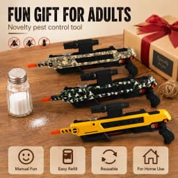 Salt Gun Upgraded Version Accurately Aims At Flies and Mosquitoes Simulation Toy New Shooting Game Plastic