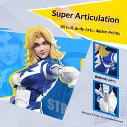 Blokees New Rivals Jeff The Land Shark Invisible Woman Assembly Model Kit Collectible Movable Replaceable Parts For Adult Fan
