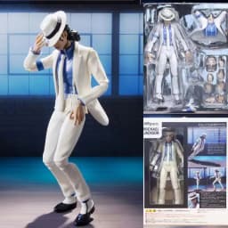 15cm Michael Jackson Movable Joint Figurine Classic Moonwalk Shape Collectible Model Home Desktop Display Ornament Holiday Gift