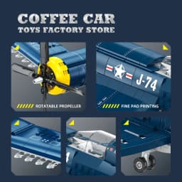 Military Fighter Jets MOC Bricks Model Creative Arms Warplane Building Blocks Plane Children Toys Adult Birthday Gift Home Decor