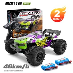ZNLYRION SG116MAX PRO 4WD RC Car 1:16 Brushless 80KM/H High Speed Off-Road Monster Truck 2.4GHz Remote Control Car with LED Light for Kids Adults