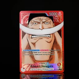 One Piece TCG OPCG English Leader Card OP17 Leader Card Set Luffy Newgate Rocks Linlin Kaido Shanks Textured Foil Card