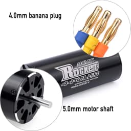 Rocket 4074 4082 4092 1900KV 1600KV 1520KV 1250KV 2250KV 1700KV Brushless Motor Water Cooling Jacket for 1000mm(or Above) RC Car