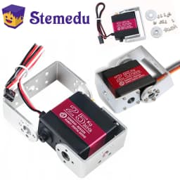 RDS3225 25KG Robot Digital Servo High Torque Full Metal Gear IP66 Waterproof U Mounting Bracket for DIY Robotic 180/270 Degree