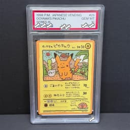 PTCG DIY 1998 P.M.JAPANESE VENDING OOYAMA'S PIKACHU GEM MT SERIES III GREY FELT HAT GOGH Game Card Gift Toy Dropshipping