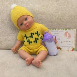 33CM Silicone Toy Reborn Doll Painted Full Body Soft Silicone Reborn Doll Toys For Kid's Christmas Gifts Corpo De Silicone