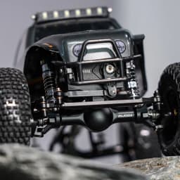 INJORA +4mm Planet Axles with Double Joint Shafts & Brass Steering Knuckles for 1/24 Axial SCX24