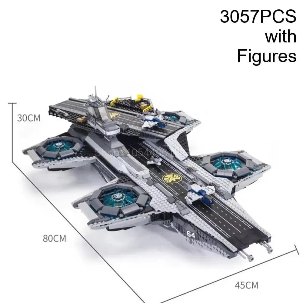New Assembly Launch Battleship Building Blocks Realistic Space Vessel Model Toys For Fans Adult Birthday Gifts