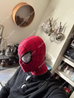 New Handmade Spiderman 2 Movie Accuracy Garfield Version Cosplay Mask Peter Parker Venom Marvel Collectible Toys Gift For Fans