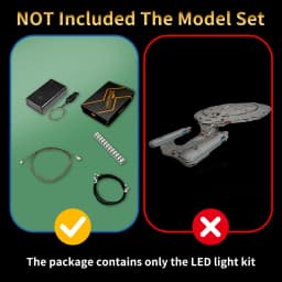 LYBMTWF LED Lighting Kit Compatible with Lego 10356 Star Trek (NOT Include Model Bricks)