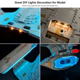 LYBMTWF LED Lighting Kit Compatible with Lego 10356 Star Trek (NOT Include Model Bricks)