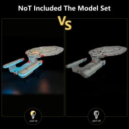 LYBMTWF LED Lighting Kit Compatible with Lego 10356 Star Trek (NOT Include Model Bricks)
