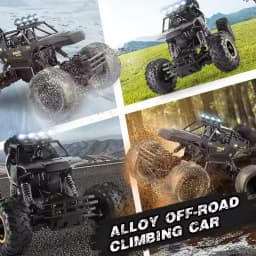 4DRC 1:12 Buggy Off-Road RC Car With LED Lights 2.4G Radio Control Car 4WD Remote Control High Speed Trucks Boy Toy for Children