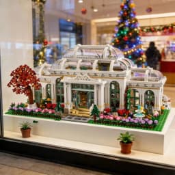 2025 brand new 3792 beautiful botanical garden scenes building blocks puzzle model toys for friends birthday Christmas gif