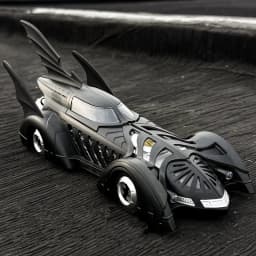 1/24 Classic Movie Car 1995 Batmobile Concept Bat Sports Car Model Alloy Metal Racing Vehicle Car Model Sound Light Kid Toy Gift