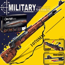 NEW MOC WW2 Military Series 1206pcs Kar98k Rifle Gun Model Building Blocks Kit Assembly 98K Model Bricks Toys For Adult Gift