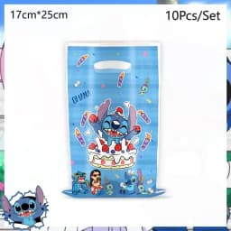 Disney Lilo and Stitch Birthday Party Decoration Disposable Tableware Candy Bag Tablecloth Paper Cup Plate Napkin Supplies Kit